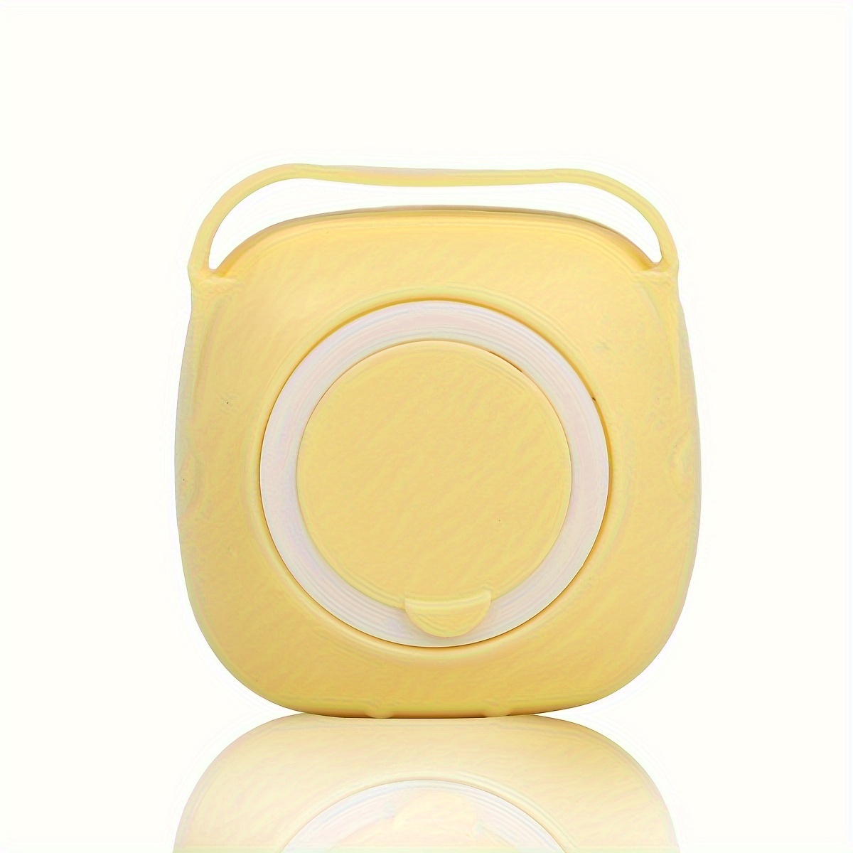Silicone Bath Brush with Built-In Soap Dispenser, Gentle Cleaning
